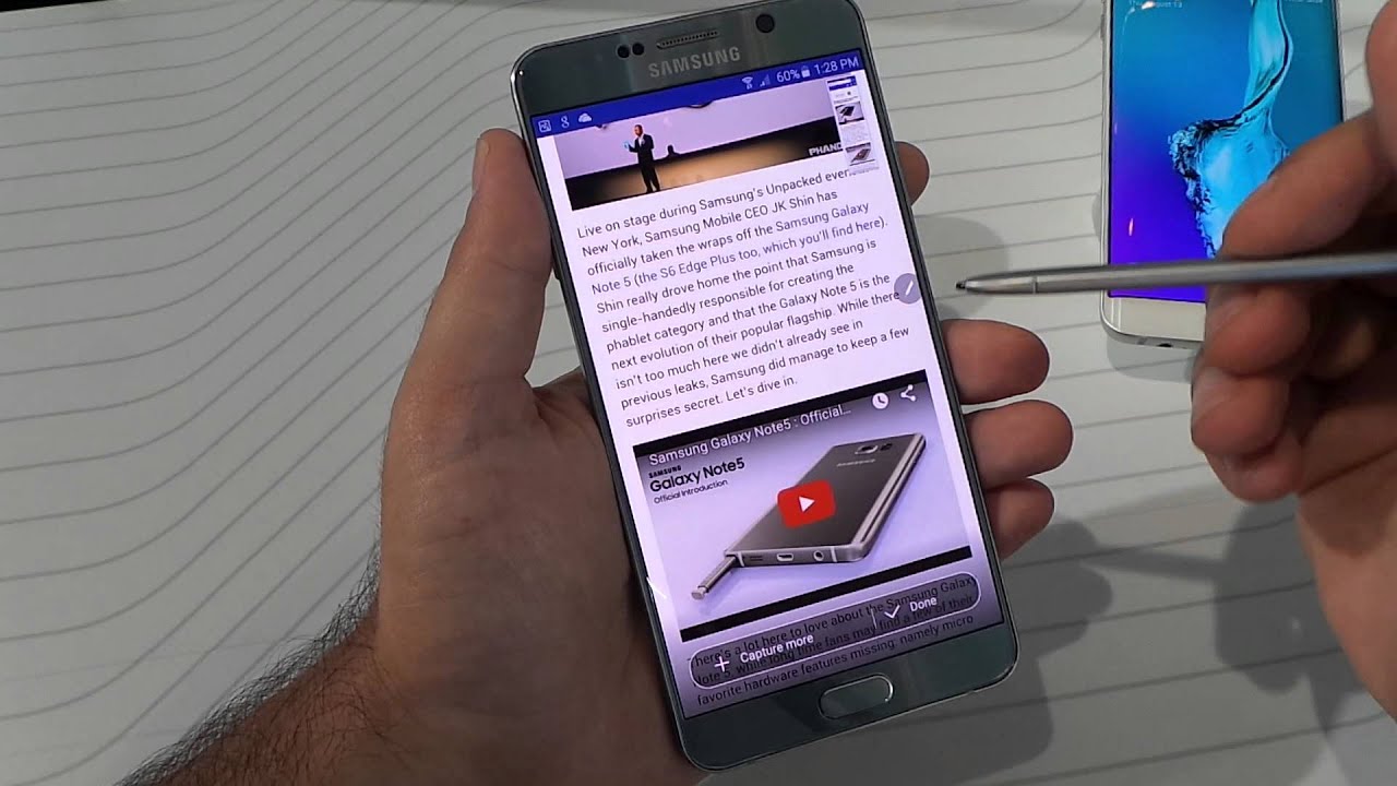 Điện thoại Samsung Galaxy Note 5